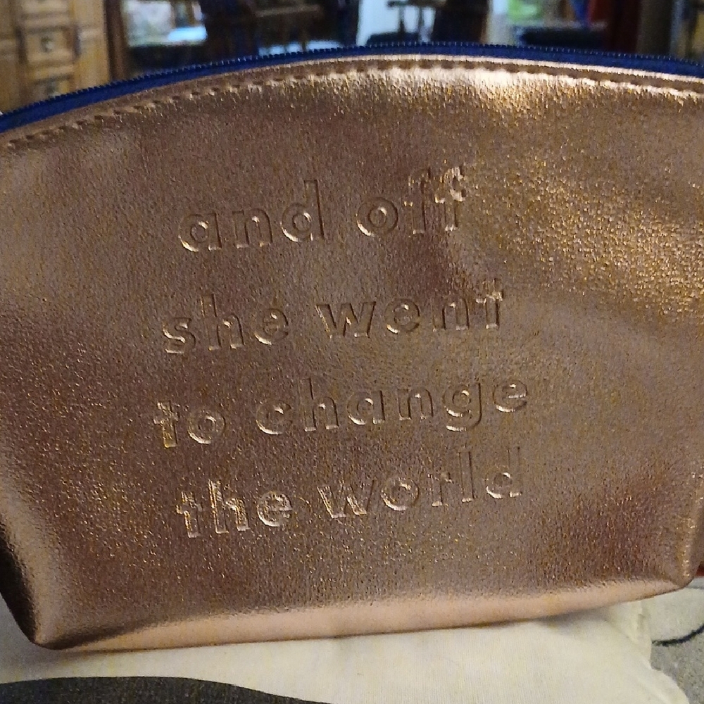 ipsy Metallic Cosmetic Bag - Bronze - Picture 5 of 5